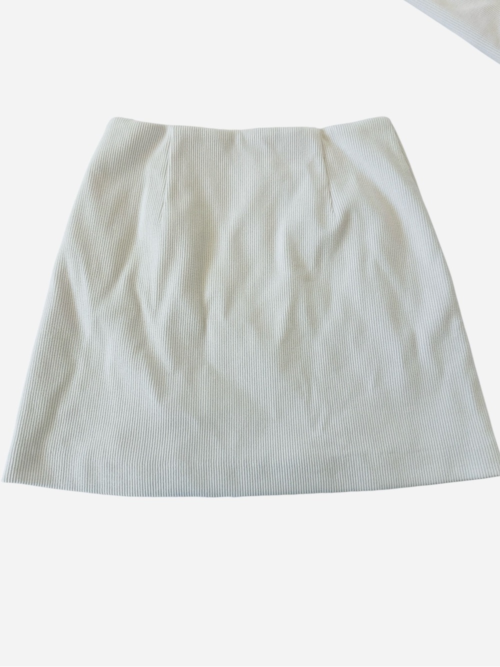 Revolve House of Harlow 1960 Cropped Ribbed Blazer and Mini Skirt Set in Ivory - Picture 11 of 13
